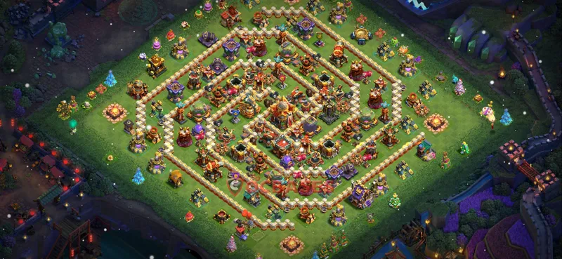 Town Hall 16 Base -farming – Layout id: b7n30 base layout