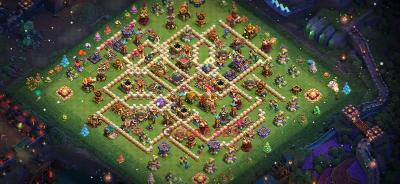 Town Hall 16 Base -farming – Layout id: ttuhh base layout