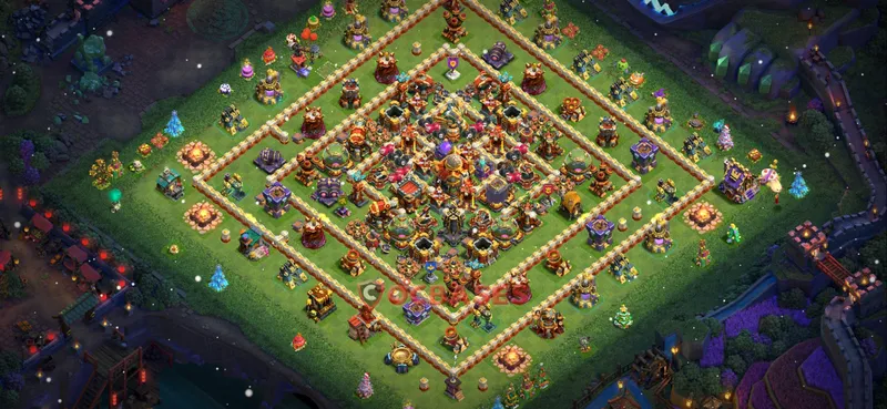Town Hall 16 Base -farming – Layout id: 075jp base layout