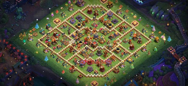 Town Hall 16 Base -farming – Layout id: xsyec base layout
