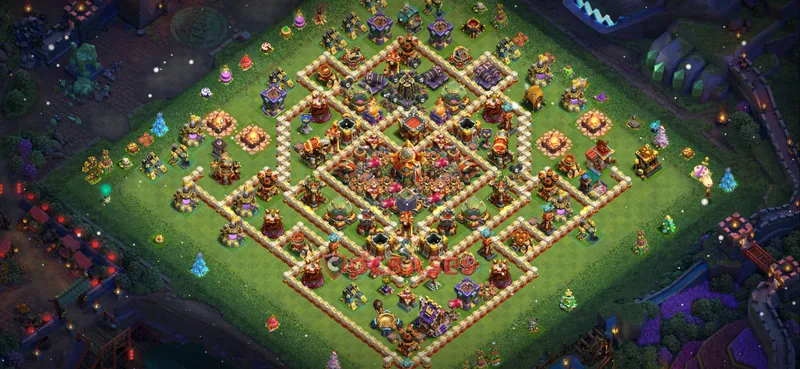 Town Hall 16 Base -farming – Layout id: cl7b8 base layout