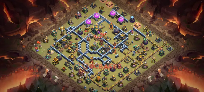 Town Hall 14 Base -cwl – Layout id: l1hyd base layout