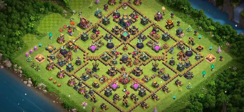 Town Hall 14 Base -farming – Layout id: hoc7q base layout