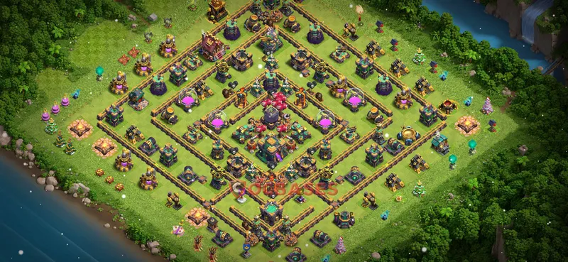 Town Hall 14 Base -farming – Layout id: i37l6 base layout