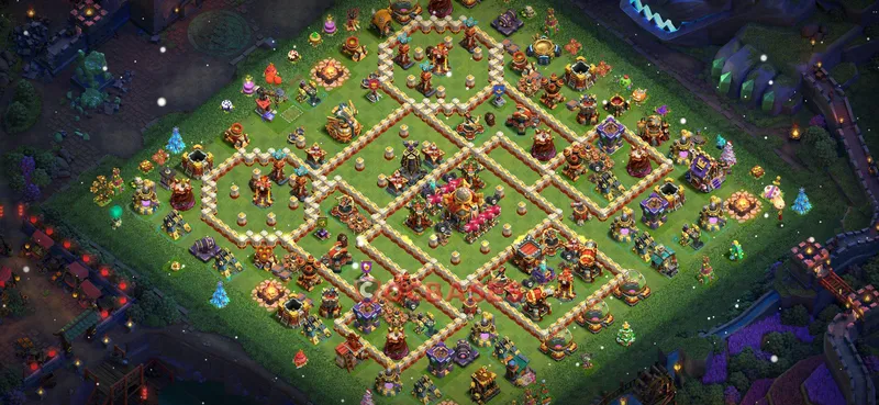 Town Hall 16 Base -trophy – Layout id: fikcu base layout