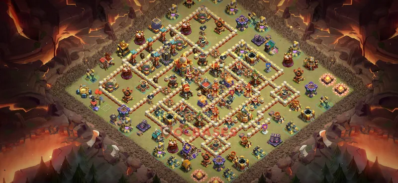 Town Hall 16 Base -war – Layout id: 8g2oq base layout