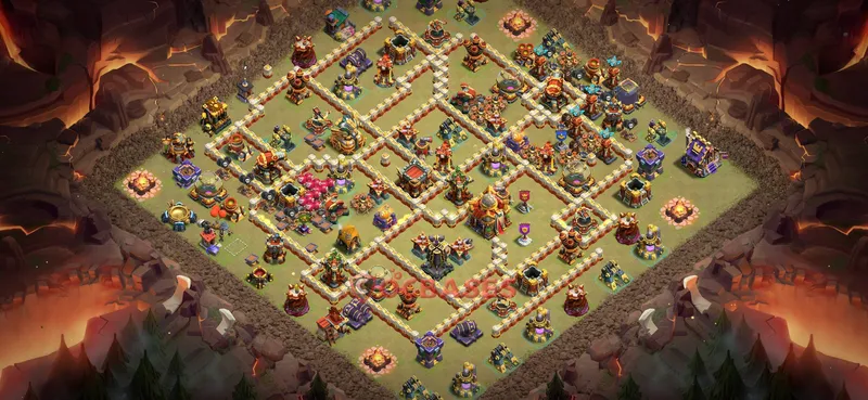 Town Hall 16 Base -war – Layout id: 2gmvy base layout