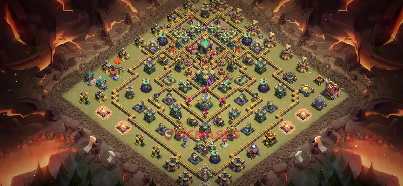 Town Hall 14 Base -war – Layout id: 0rj3t base layout