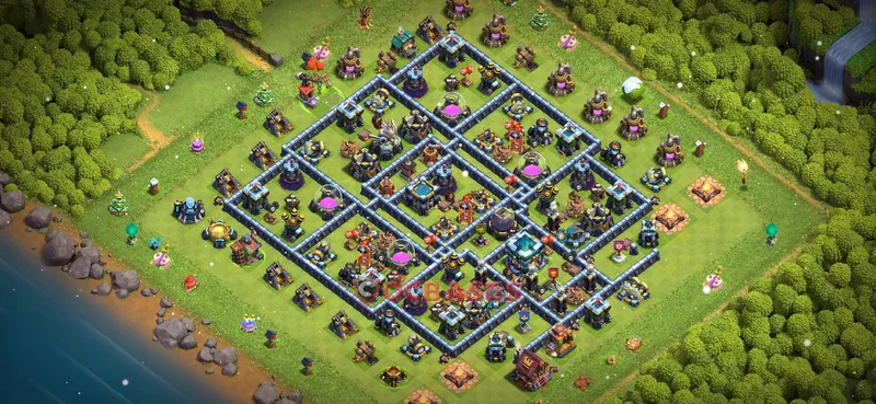 Town Hall 13 Base -farming – Layout id: 2owci base layout