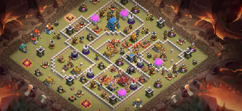 Town Hall 12 Base -war – Layout id: 4i9oq base layout