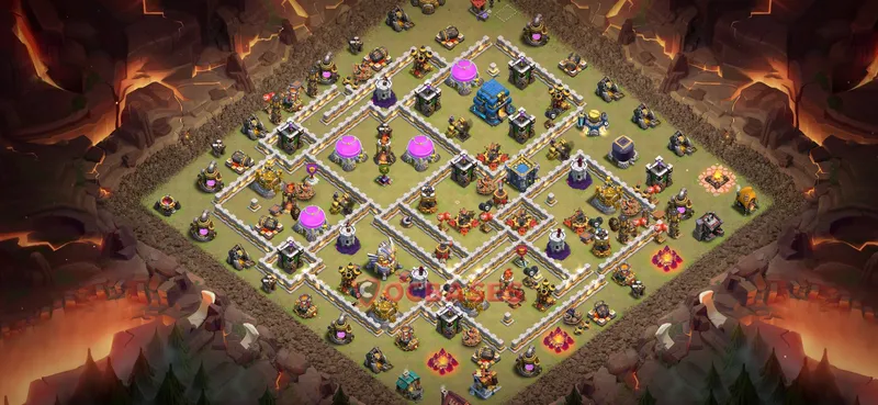 Town Hall 12 Base -war – Layout id: 6k4kh base layout