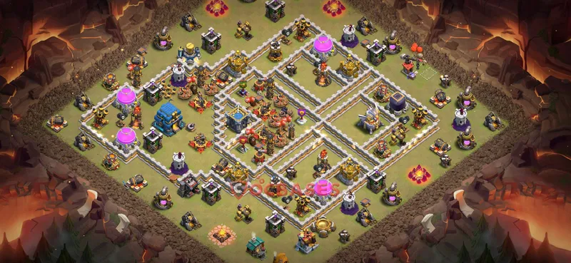 Town Hall 12 Base -war – Layout id: jk642 base layout