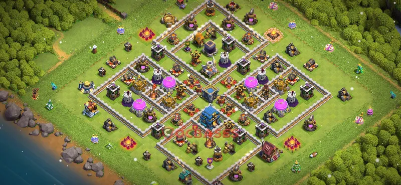 Town Hall 12 Base -farming – Layout id: tg2aw base layout
