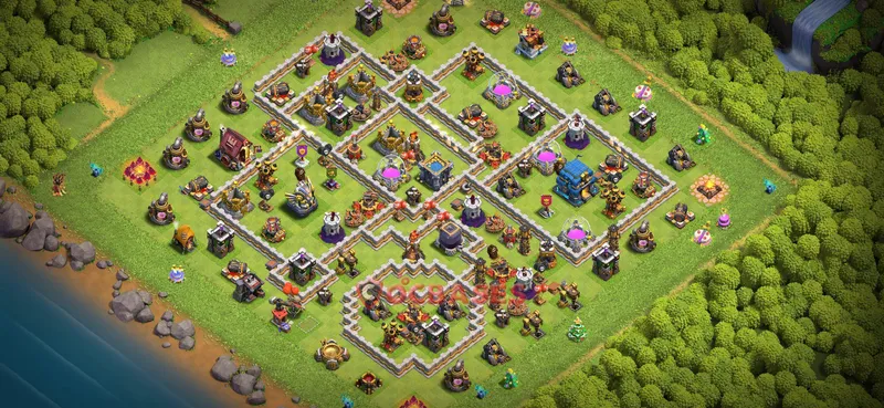 Town Hall 12 Base -farming – Layout id: h8kmx base layout