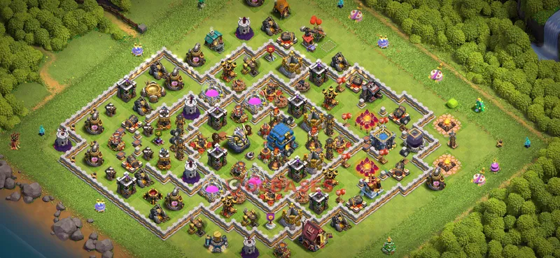Town Hall 12 Base -farming – Layout id: oqi24 base layout