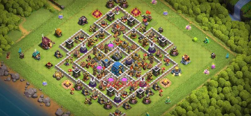 Town Hall 12 Base -farming – Layout id: osejh base layout