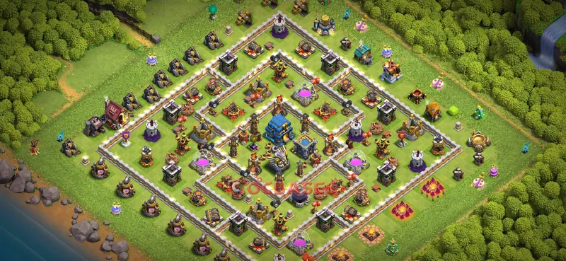 Town Hall 12 Base -farming – Layout id: hvukk base layout