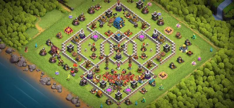 Town Hall 12 Base -farming – Layout id: 6ttl8 base layout