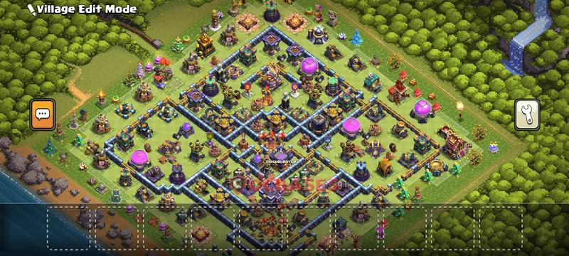 Town Hall 15 Base -farming – Layout id: dmose base layout
