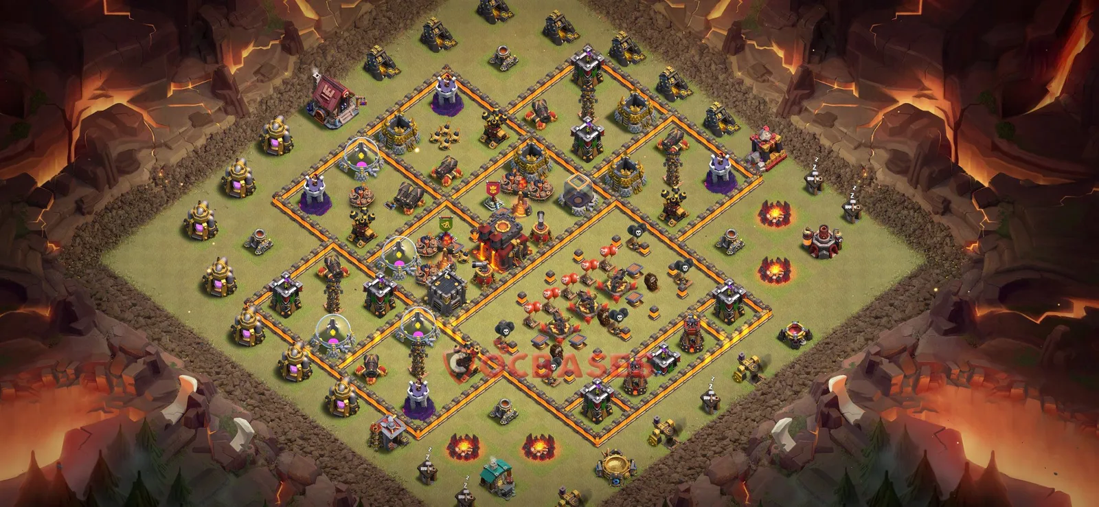 Cocbases TH10 War #3x4hh