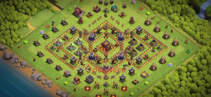 Town Hall 10 Base -farming – Layout id: 7nqkr base layout