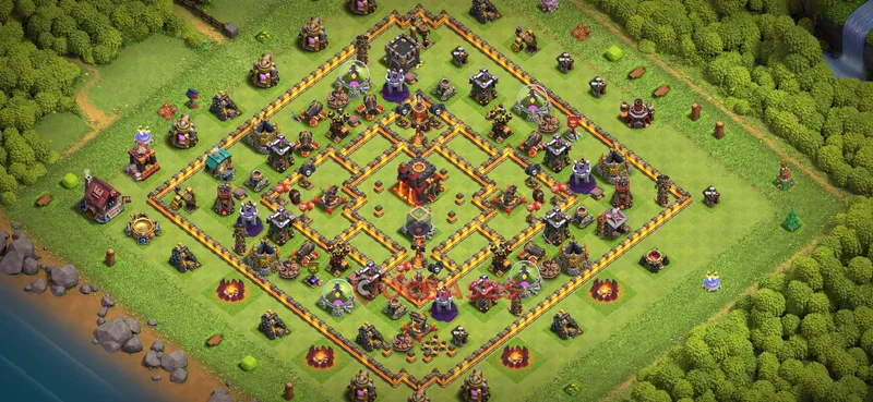Town Hall 10 Base -farming – Layout id: ar8s7 base layout