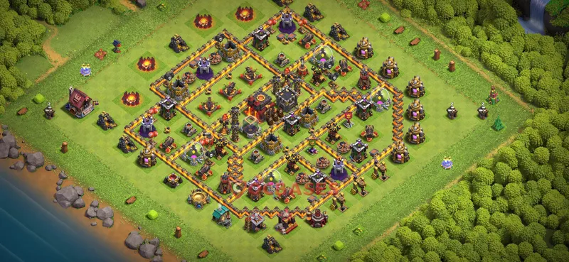 Town Hall 10 Base -farming – Layout id: ejsyd base layout