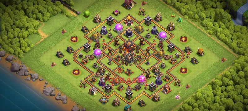 Town Hall 10 Base -farming – Layout id: o2cm0 base layout