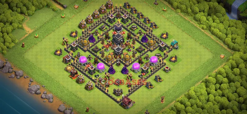 Town Hall 9 Base -farming – Layout id: fvl2n base layout