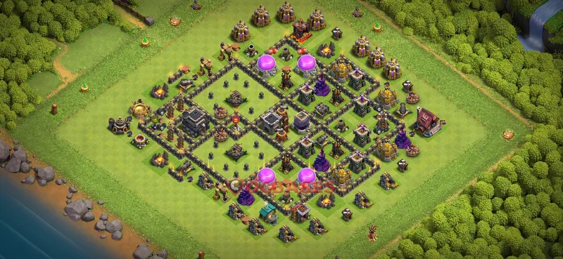 Town Hall 9 Base -farming – Layout id: 9txgv base layout