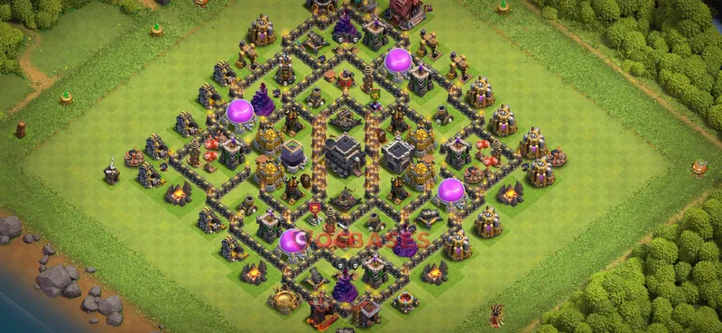 Town Hall 9 Base -farming – Layout id: 8phfu base layout