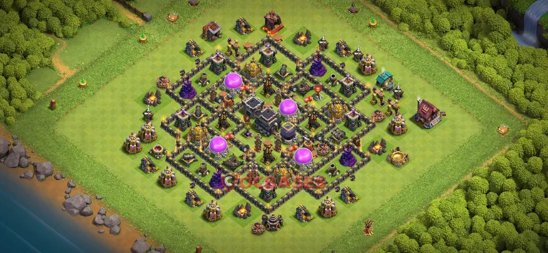 Town Hall 9 Base -farming – Layout id: al34m base layout