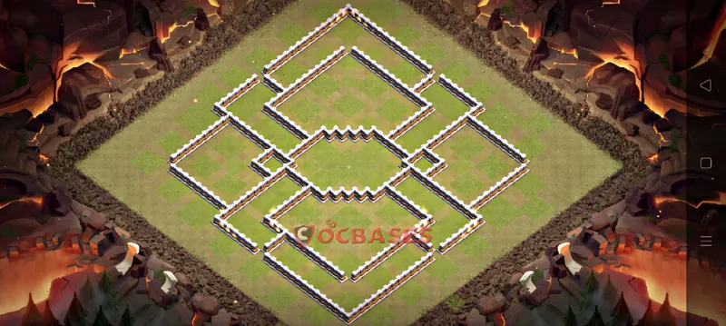 Town Hall 11 Base -war – Layout id: c3kzs base layout, image 1