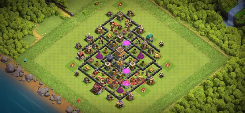 Town Hall 8 Base -farming – Layout id: a2s03 base layout