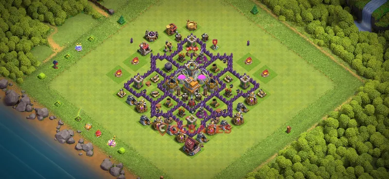 Town Hall 7 Base -farming – Layout id: zsxz4 base layout