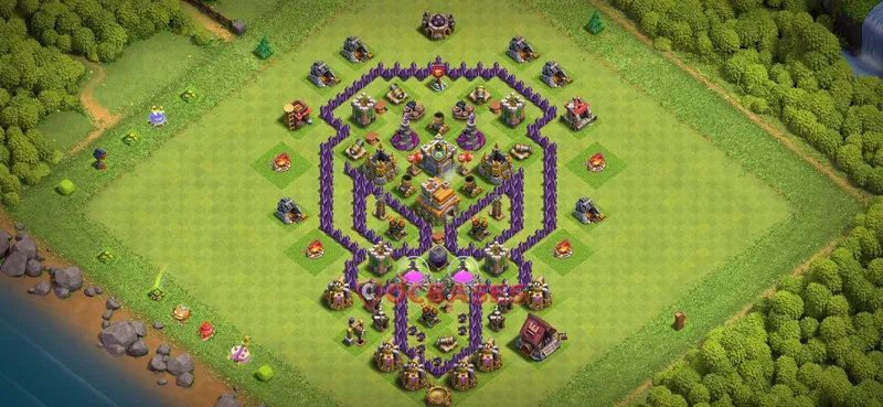 Town Hall 7 Base -farming – Layout id: tq2im base layout