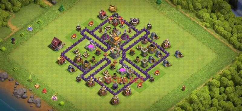 Town Hall 7 Base -farming – Layout id: j99ti base layout