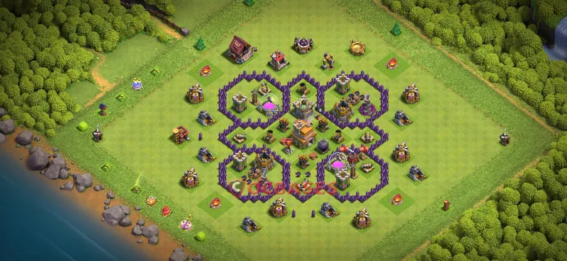 Town Hall 7 Base -farming – Layout id: 1gx8b base layout