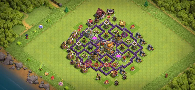 Town Hall 7 Base -farming – Layout id: nzfk6 base layout