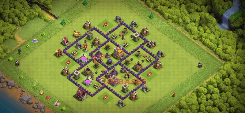 Town Hall 7 Base -farming – Layout id: gadvo base layout