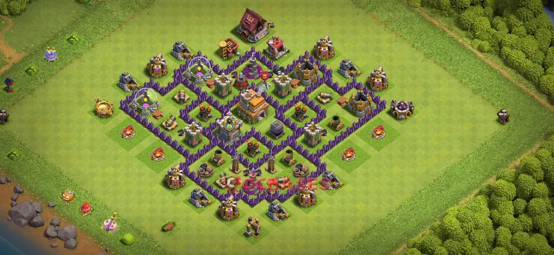 Town Hall 7 Base -farming – Layout id: de668 base layout
