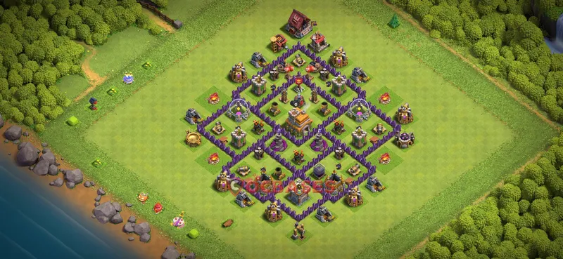 Town Hall 7 Base -farming – Layout id: 2ljvt base layout