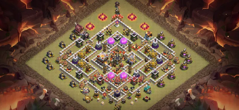 Town Hall 11 Base -war – Layout id: ueeaz base layout