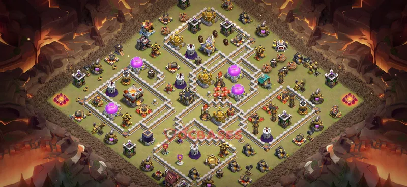 Town Hall 11 Base -war – Layout id: jdved base layout