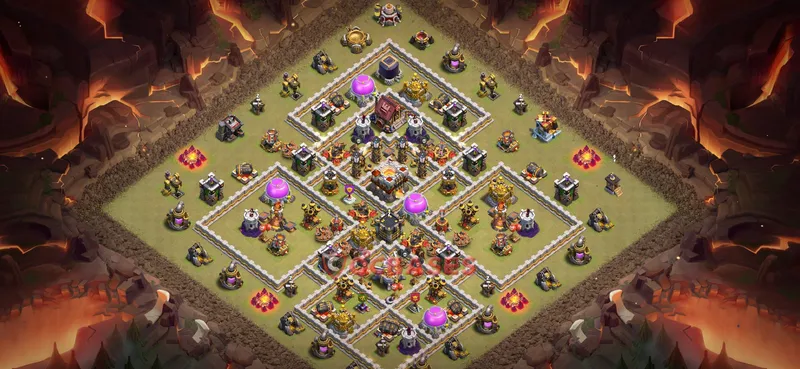 Town Hall 11 Base -war – Layout id: zh8i9 base layout