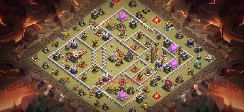 Town Hall 11 Base -war – Layout id: j0l7r base layout