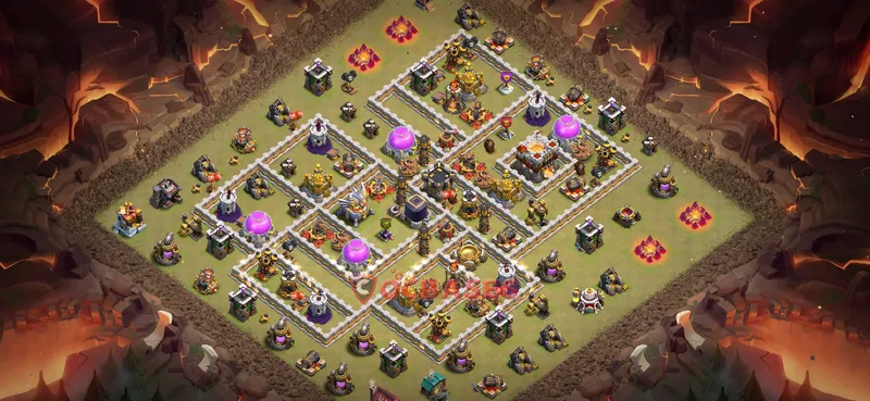 Town Hall 11 Base -war – Layout id: 6c3xs base layout