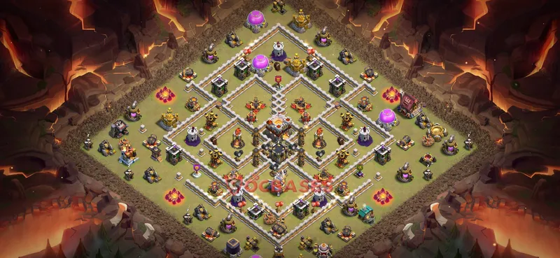 Town Hall 11 Base -war – Layout id: gfitq base layout