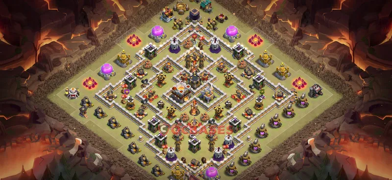 Town Hall 11 Base -war – Layout id: rgd89 base layout