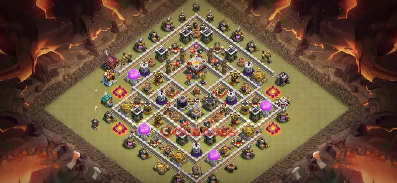 Town Hall 11 Base -war – Layout id: 6afzk base layout